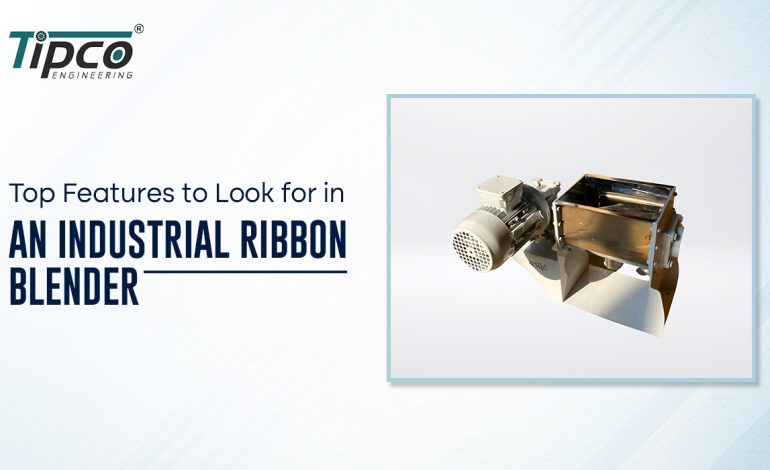 Industrial ribbon blender