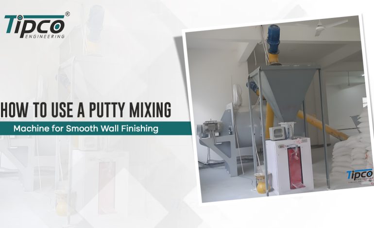 How to Use a Putty Mixing Machine for Smooth Wall Finishing
