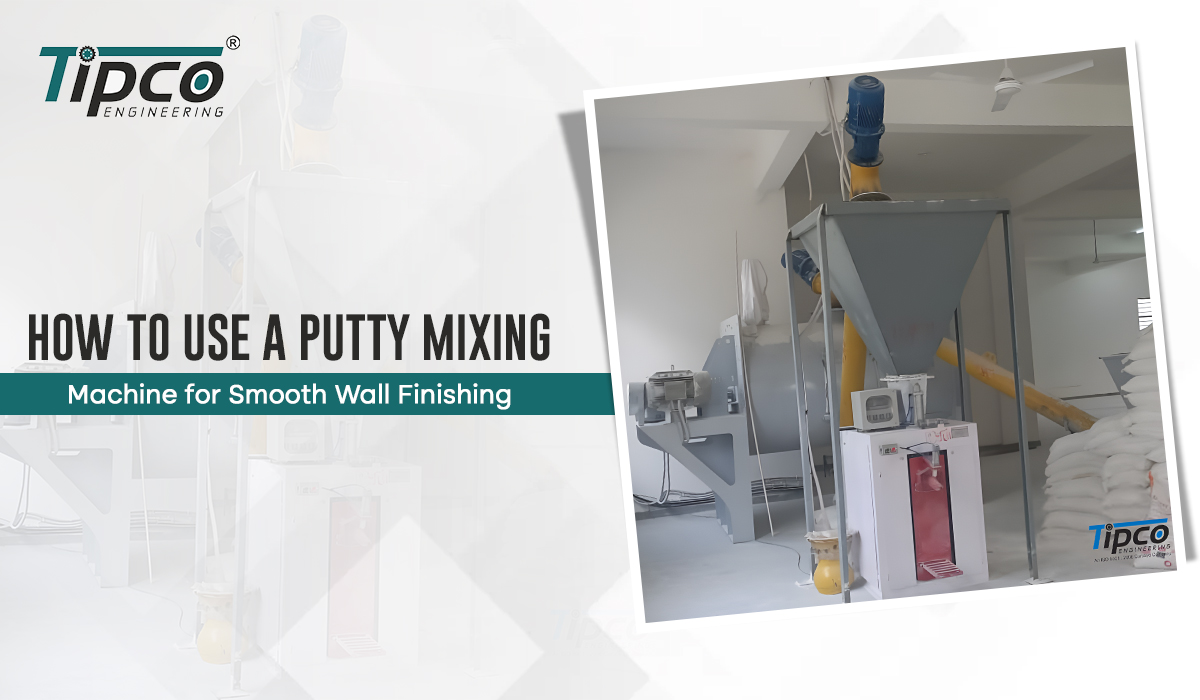How to Use a Putty Mixing Machine for Smooth Wall Finishing