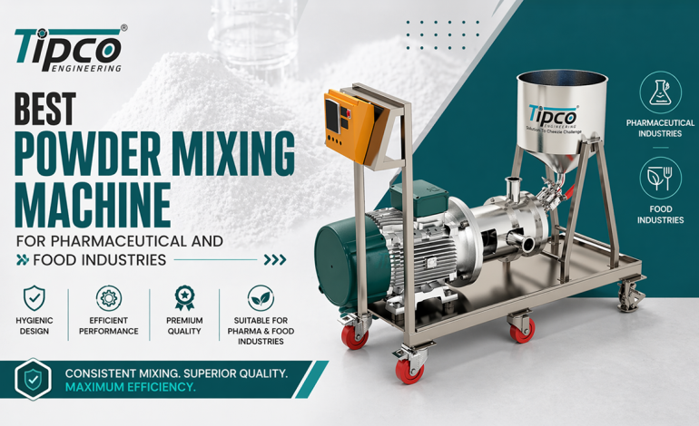 Best Powder Mixing Machine for Pharmaceutical and Food Industries