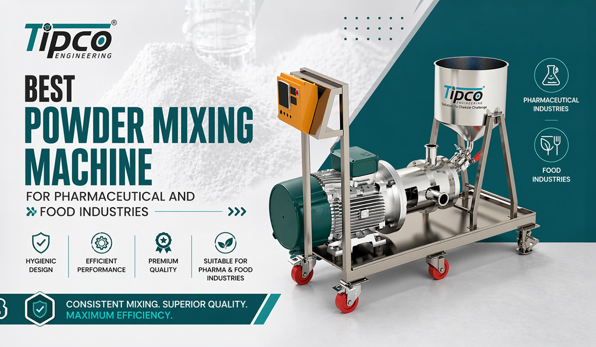 Best Powder Mixing Machine for Pharmaceutical and Food Industries
