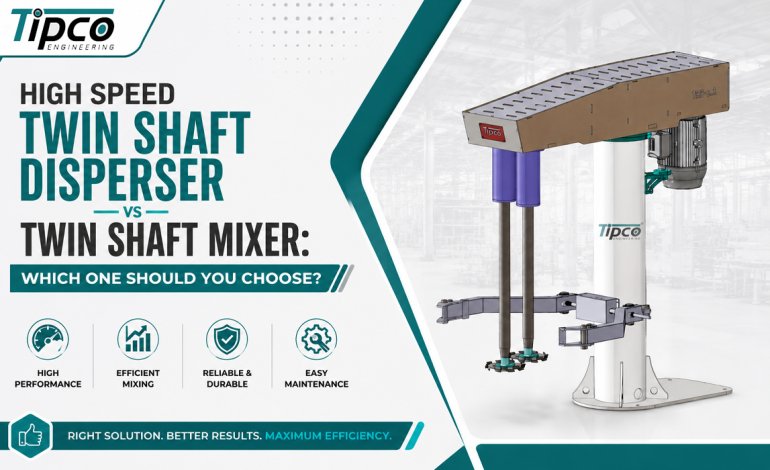 High Speed Twin Shaft Disperser vs Twin Shaft Mixer: Which One Should You Choose?