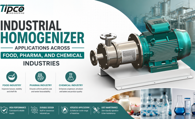 Industrial Homogenizer Applications Across Food, Pharma, and Chemical Industries