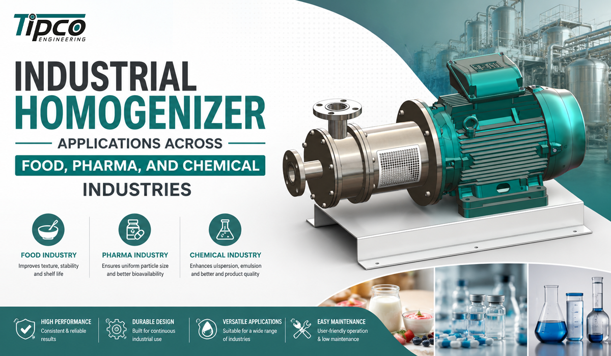 Industrial Homogenizer Applications Across Food, Pharma, and Chemical Industries