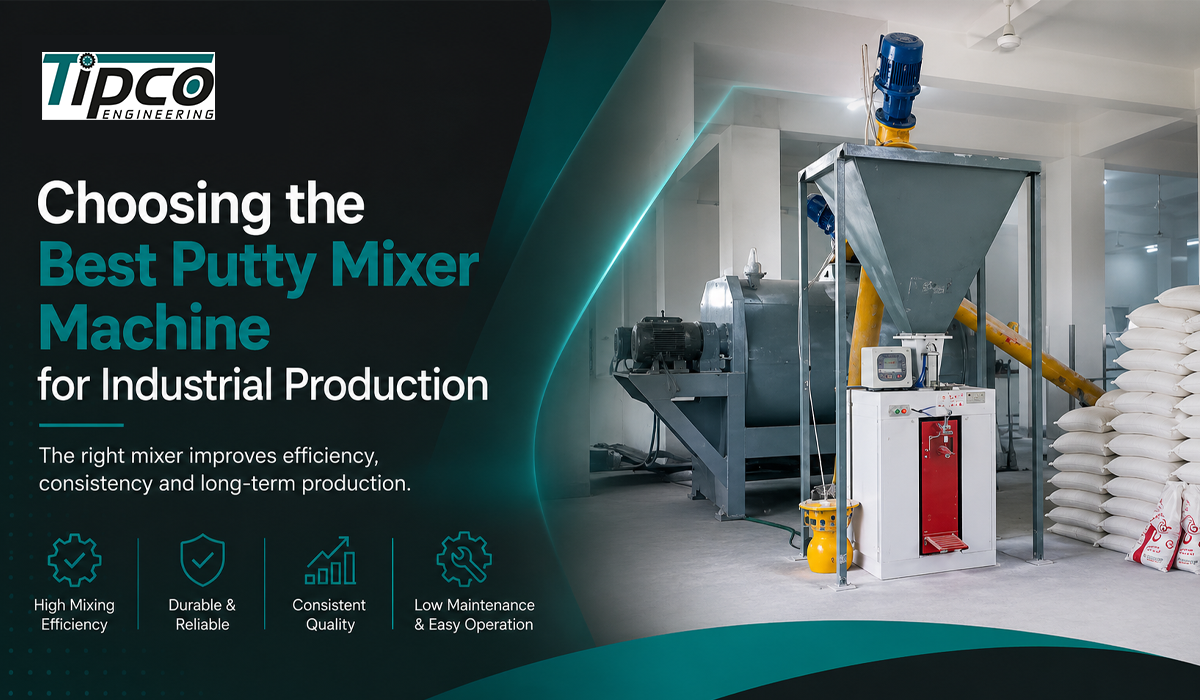 Choosing the Best Putty Mixer Machine for Industrial Production