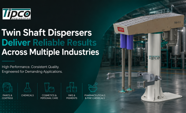 Twin Shaft Dispersers Deliver Reliable Results Across Multiple Industries